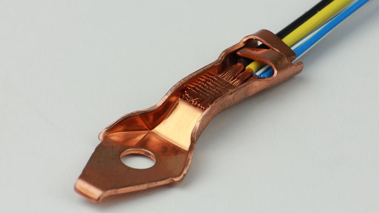 Copper Ultrasonic WireTermination Sample 3