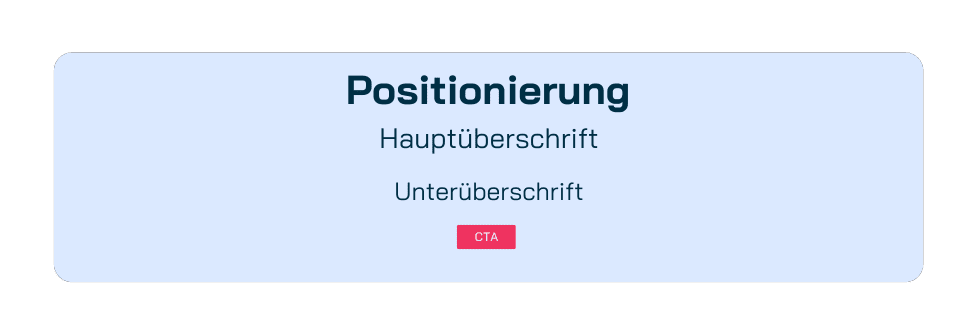 Positionierung neu