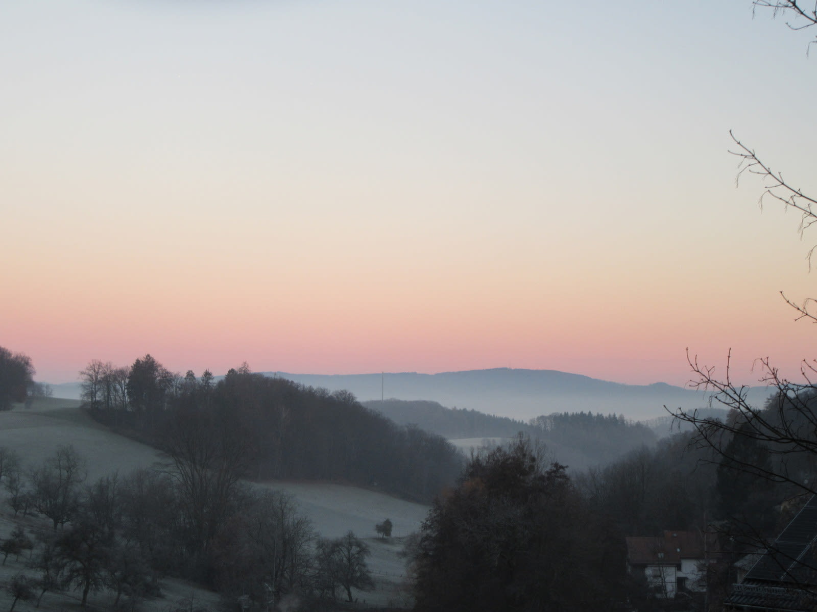 Dezember-Morgenröte