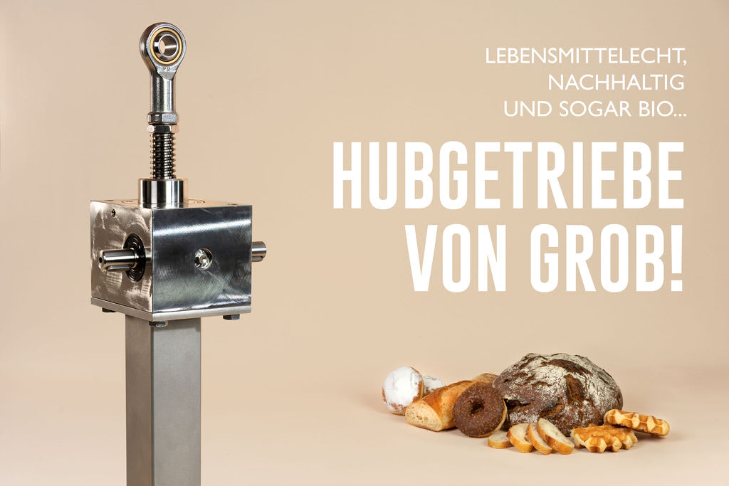 Hubgetriebe mit Lebensmittel