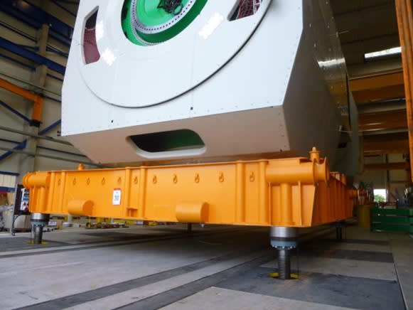 Screw Jacks used in an Offshore Wind Farm - GROB Drive Technology
