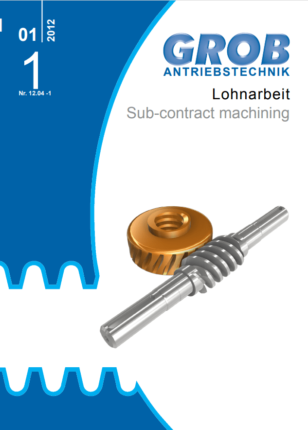 Sub-contract machining catalog