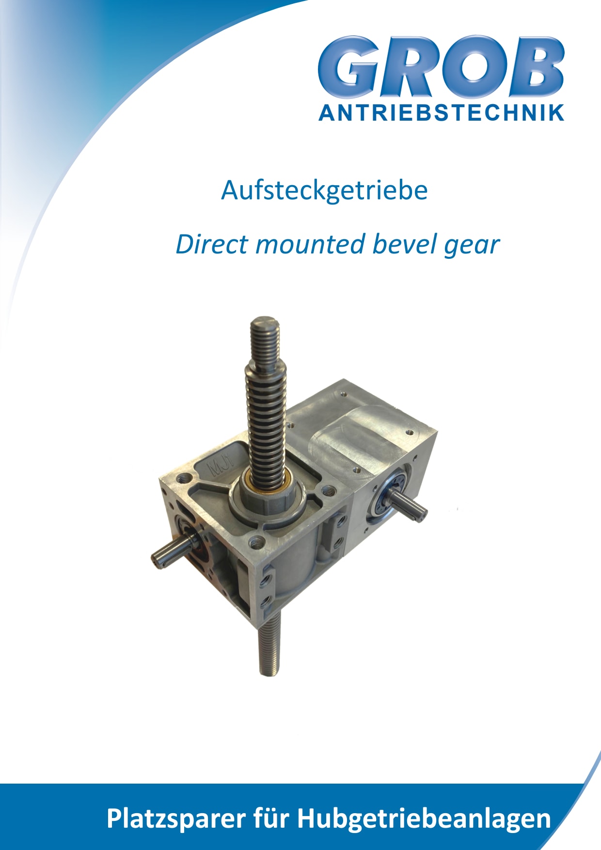 Catalog Direct Mounted Bevel Gear - GROB Drive Technology