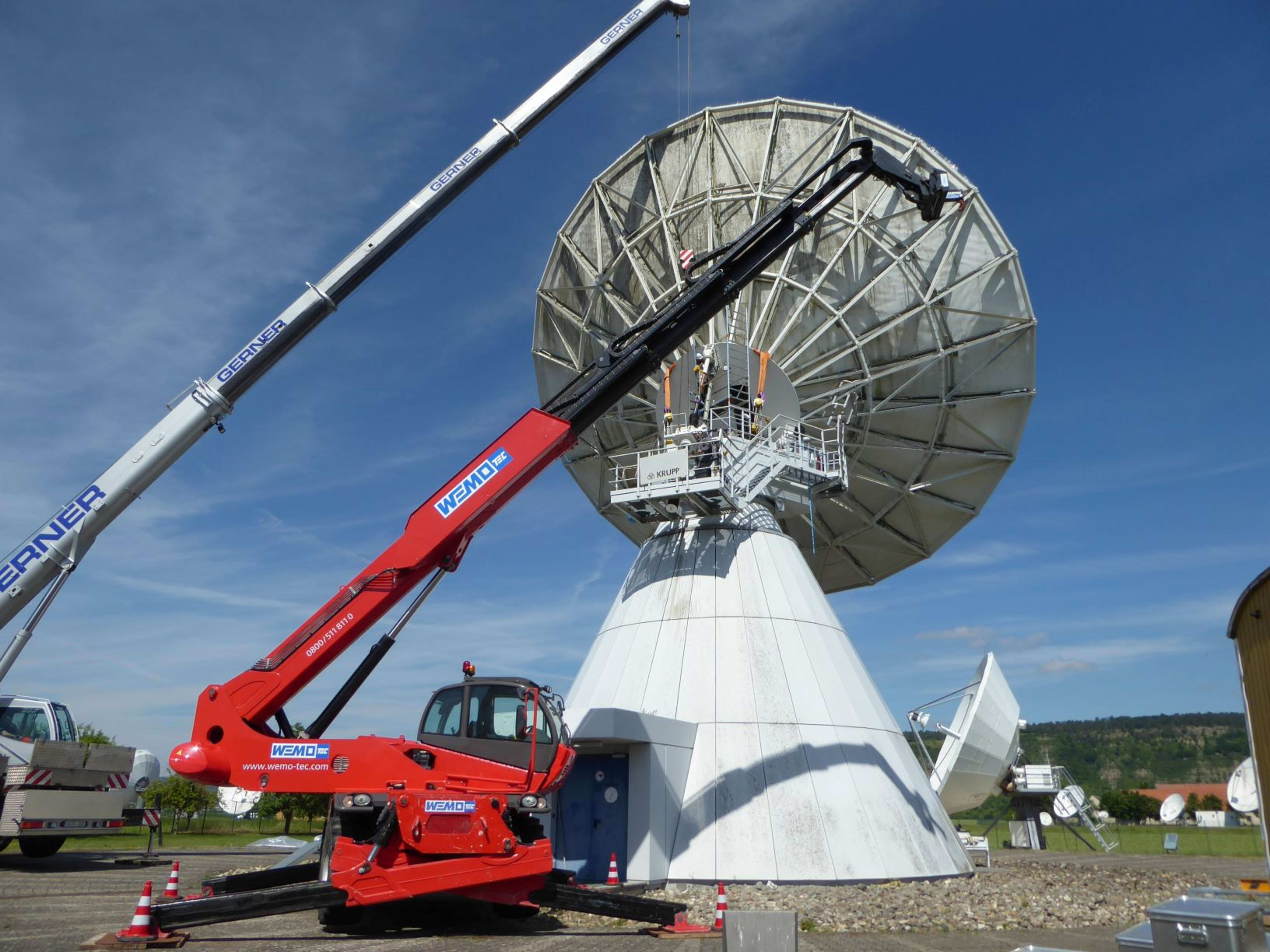 Installation of a Screw Jack with a crane - GROB Drive Technology