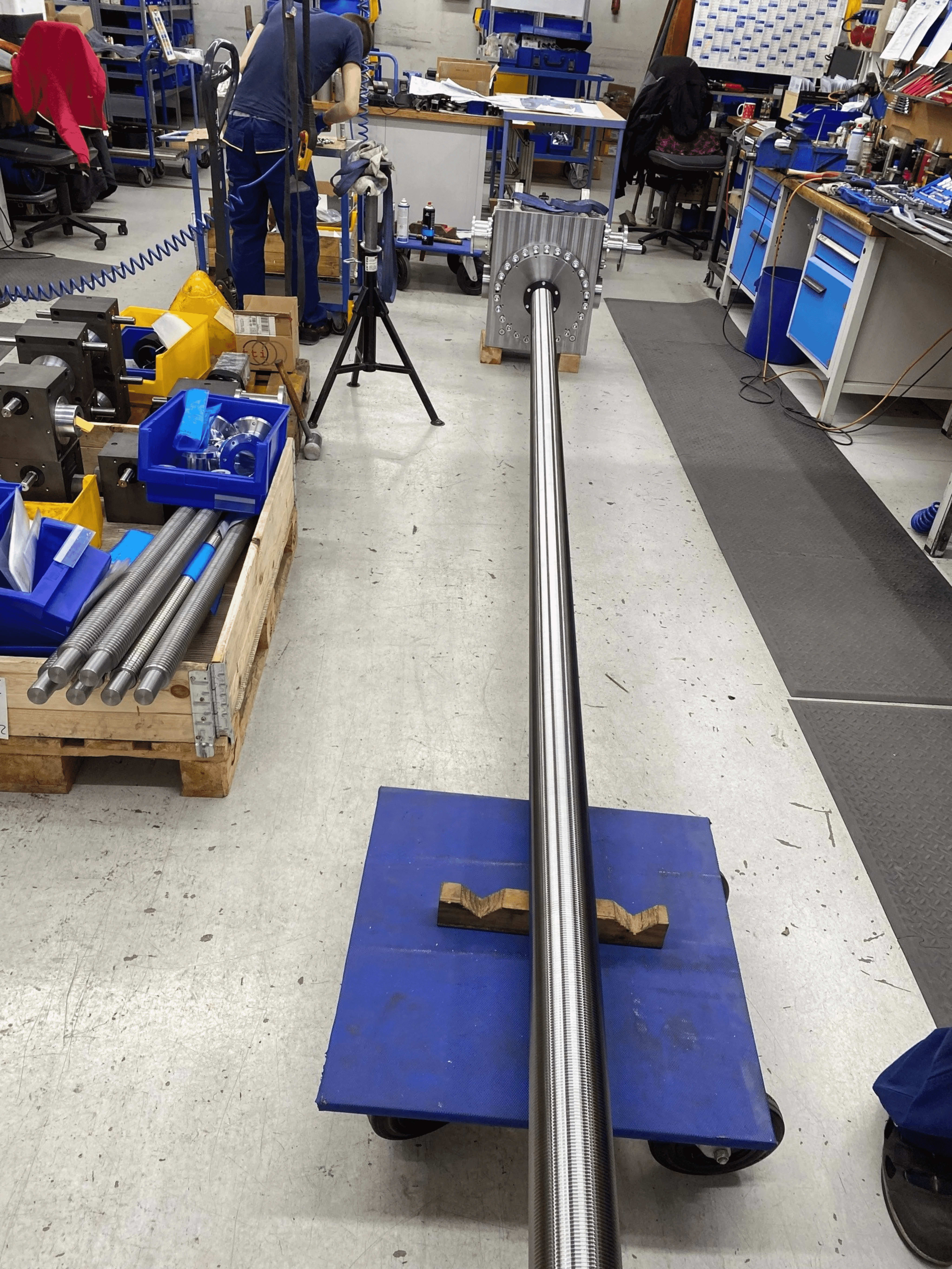 Unfinished lifting spindle - GROB Drive Technology