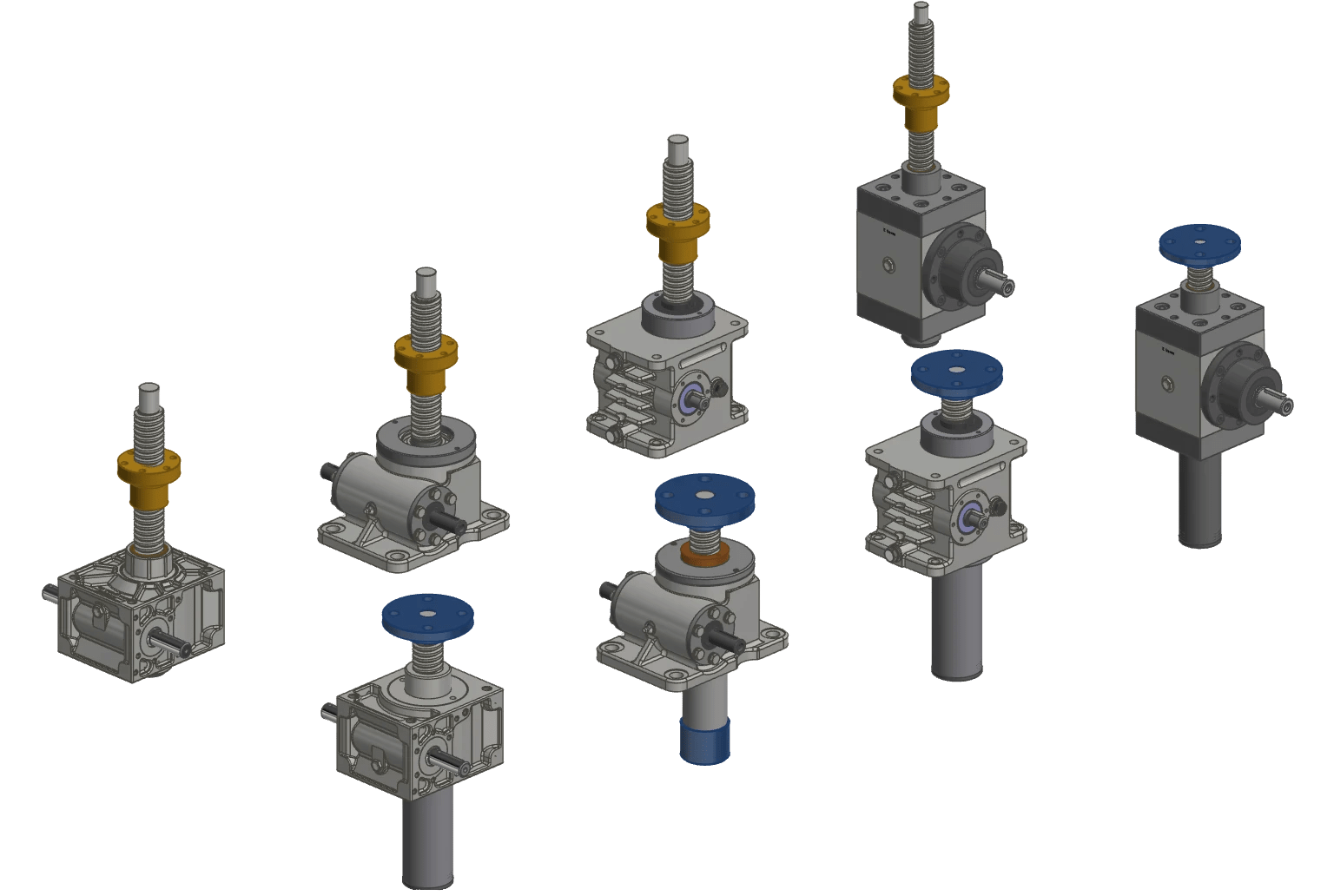 Types of Screw Jacks - GROB Drive Technology