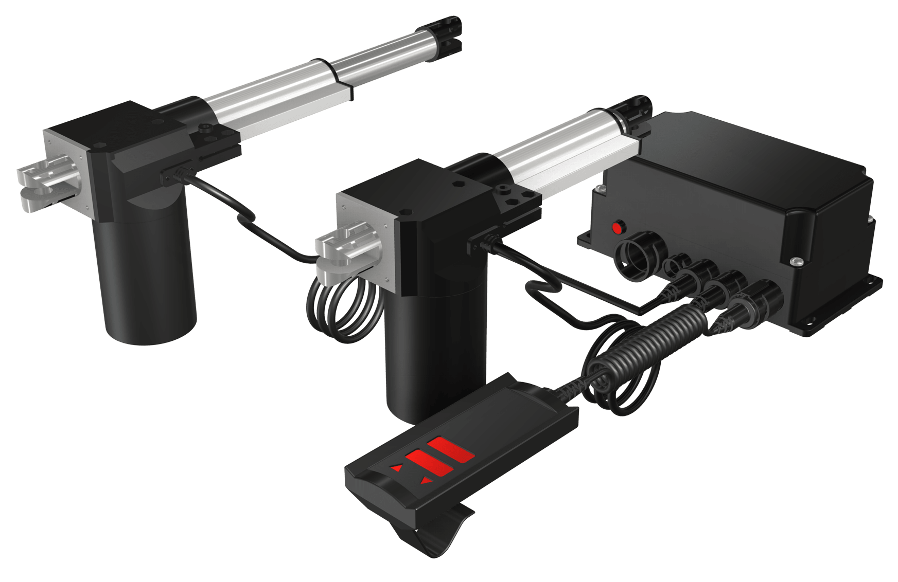 Synchronous Running of Linear Actuators - GROB Drive Technology