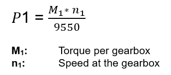 Formula - power consumption - GROB Drive Technology