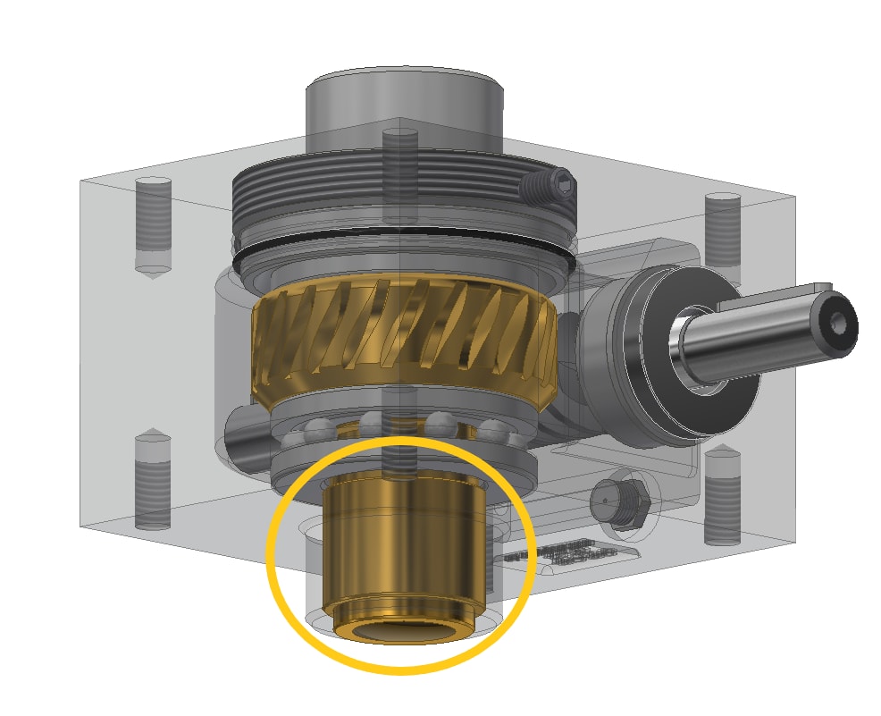 SFM in a basic version Screw Jack - GROB Drive Technology