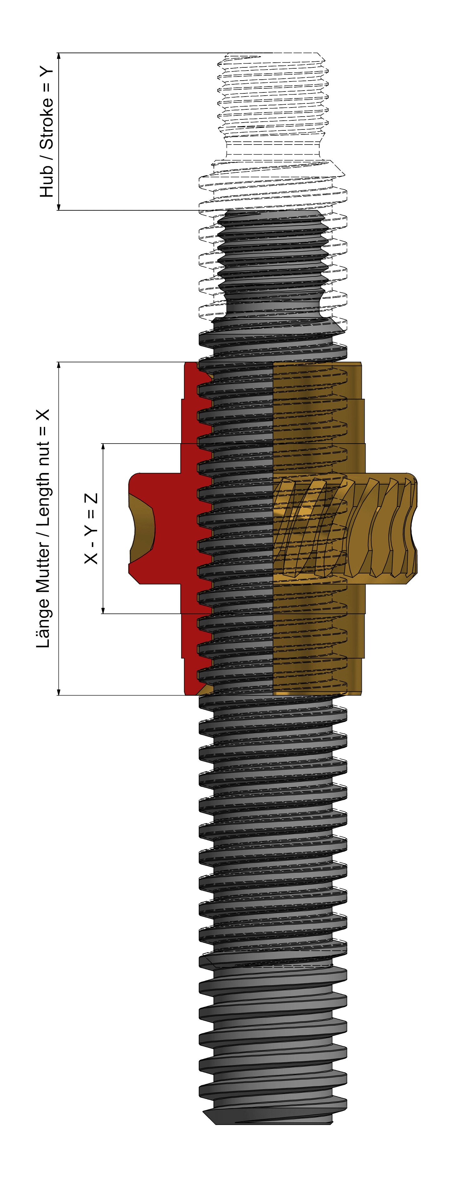 Short stroke with a Screw Jack spindle - GROB Drive Technology