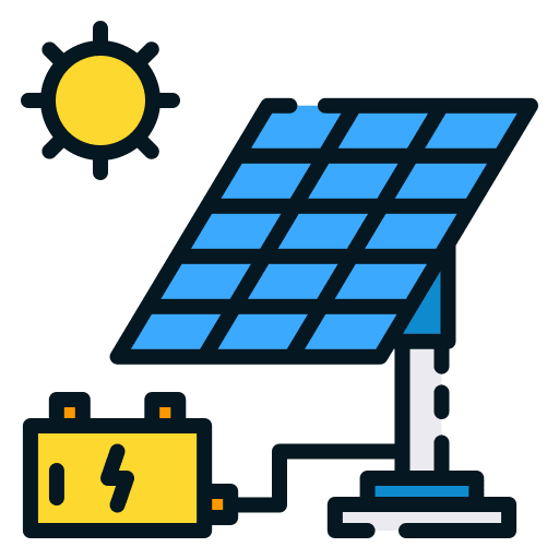 Solar panel icon
