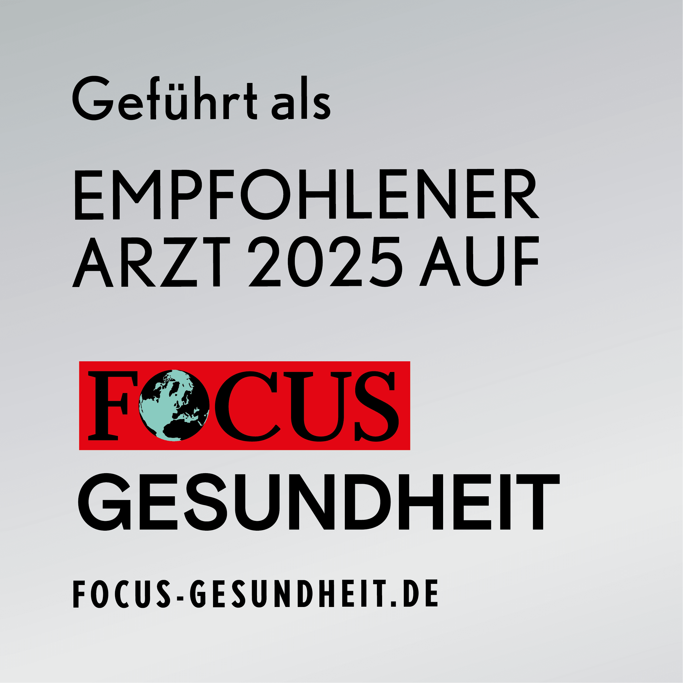 2025_FG_Plakette_Empfohlener-Arzt
