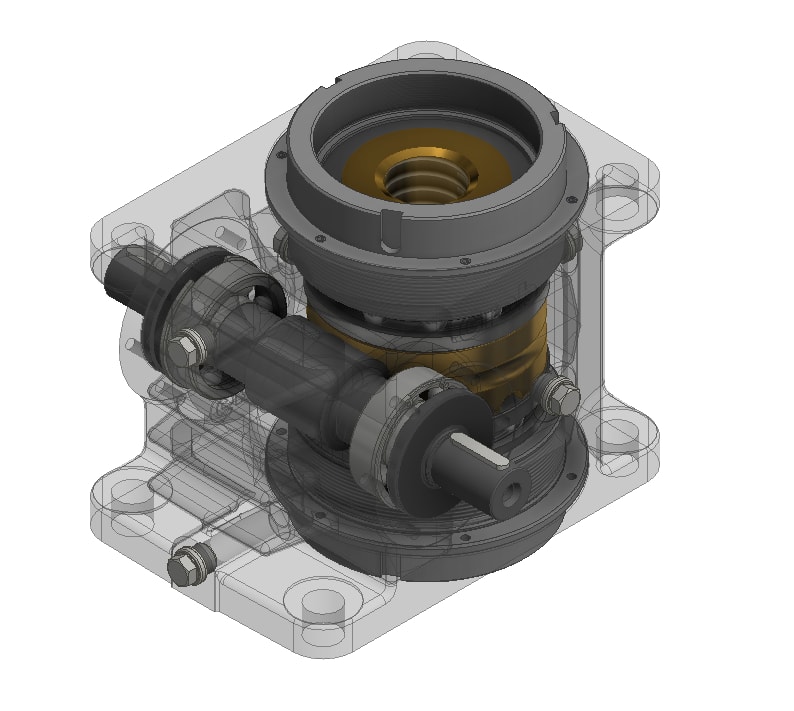 High-Performance Screw Jack HMC from the inside - GROB GmbH