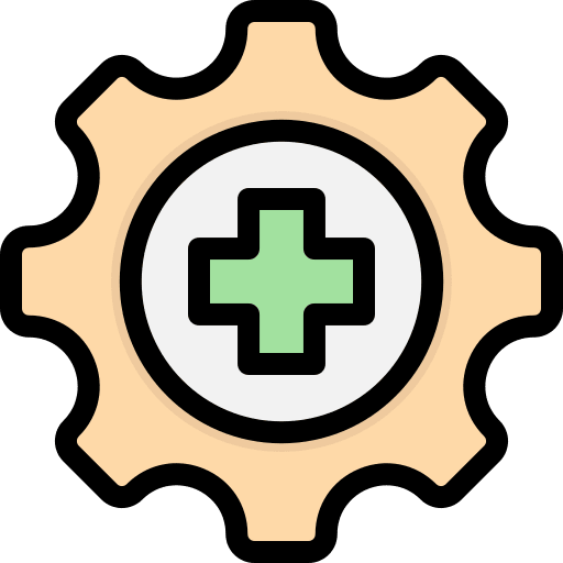 Medical engineering icon