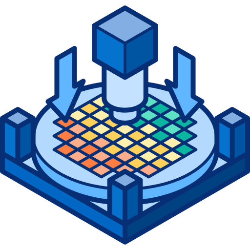 Semiconductor manufacturing icon