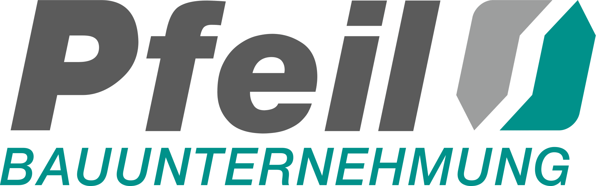Pfeil Bauunternehmung Logo RGB 002
