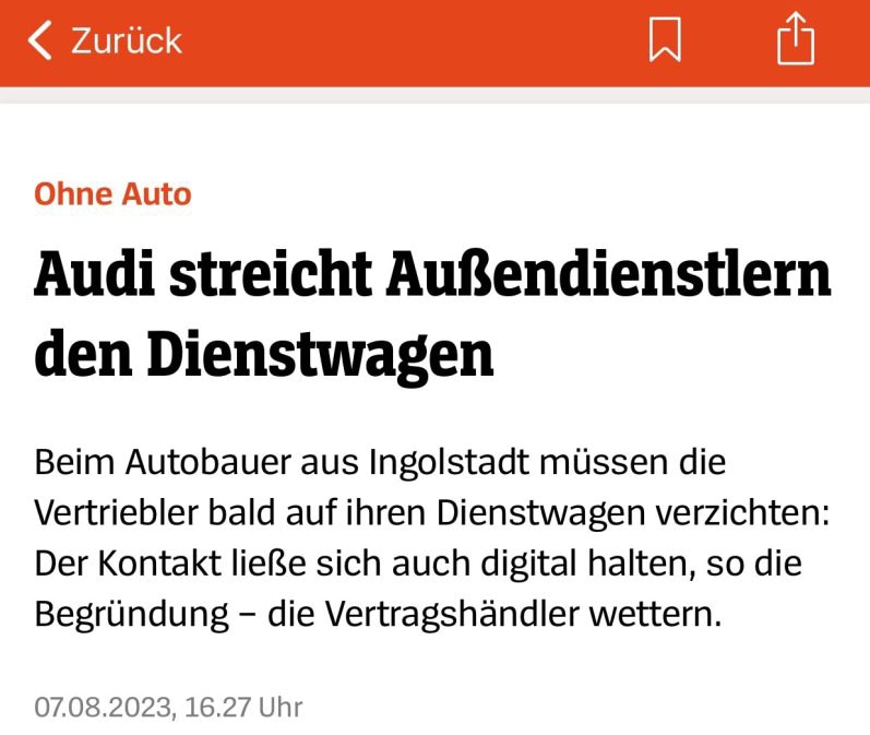 Audi Außendienst