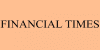 Financial Times schwarze Schrift auf Orangen Hintergrund