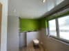 Folienspanndecke weiß Badezimmer