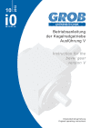 Betriebsanleitung Kegelradgetriebe Ausführung V - GROB GmbH Antriebstechnik