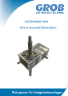 Catalog Direct Mounted Bevel Gear - GROB Drive Technology