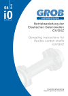 Operating Instruction - Flexible Cardan Shafts - GROB GmbH