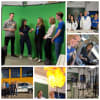 Collage Dreh mit Clarissa mit Explosion