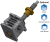 HMC High-Performance Screw Jack in traveling nut version