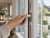 Modernen Fenstergriff öffnen