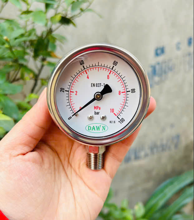 Xả toàn bộ đồng hồ áp suất dawn