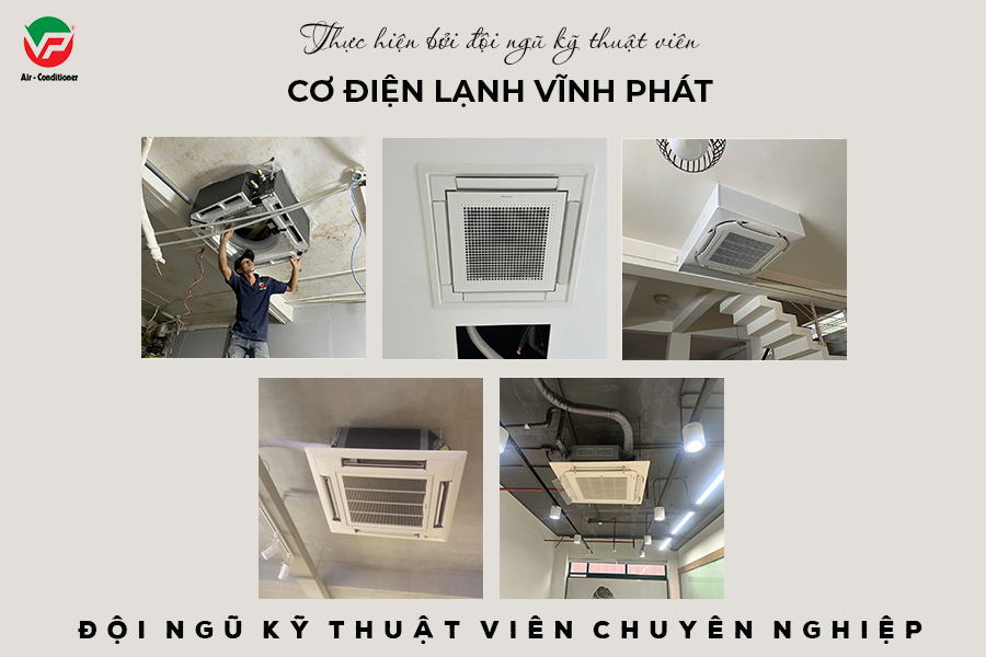 Thiết kế và tư vấn lắp đặt Điều hòa âm trần cho NHÀ HÀNG uy tín, chất lượng số 1