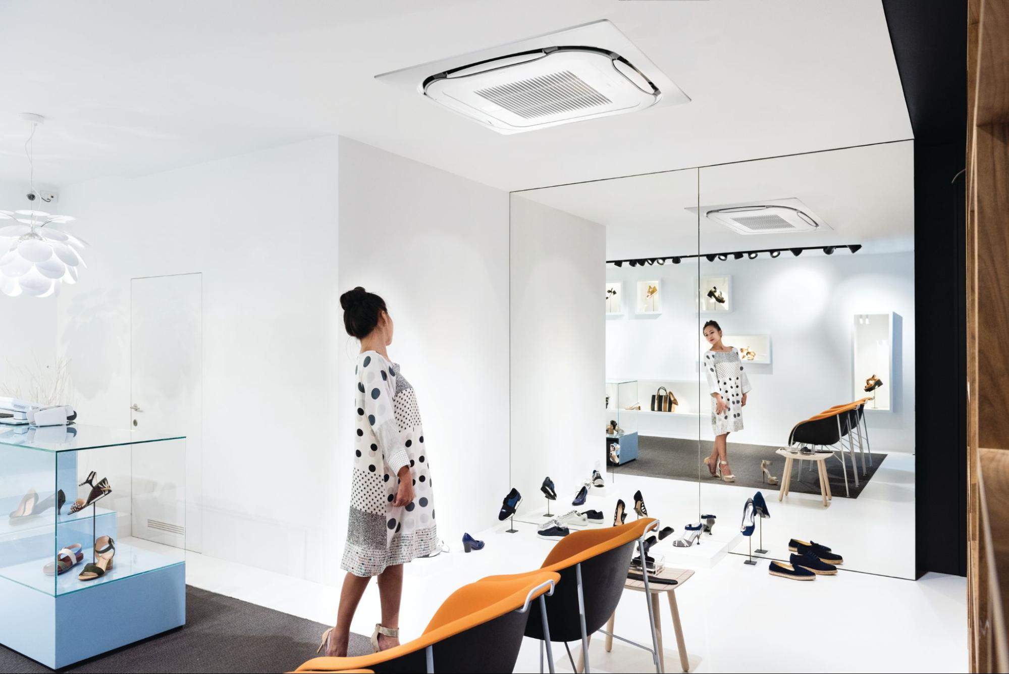 TOP 3 Máy lạnh âm trần nên lắp cho cửa hàng thời trang giá rẻ, uy tín