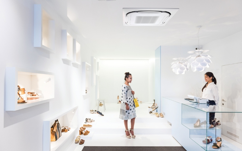 TOP 3 Máy lạnh âm trần nên lắp cho cửa hàng thời trang giá rẻ, uy tín