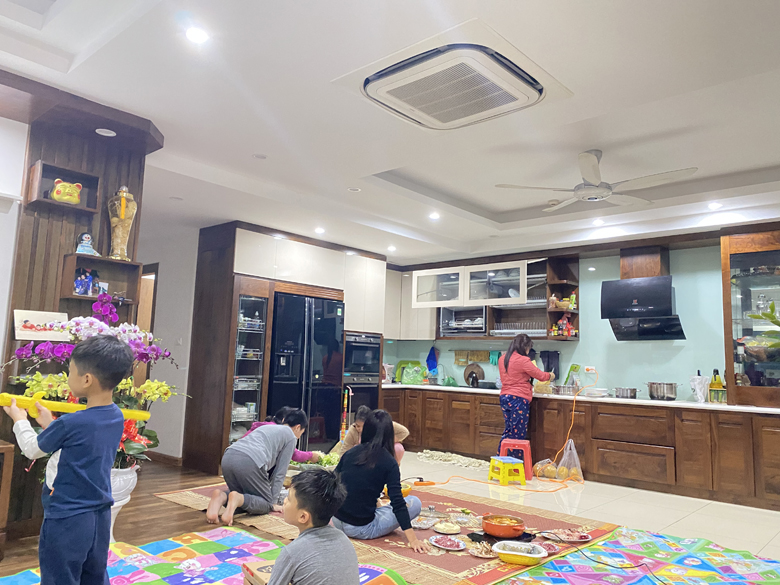 Thi công Máy lạnh âm trần 2HP Inverter (Thái Lan) cho QUÁN CAFE giá tốt nhất