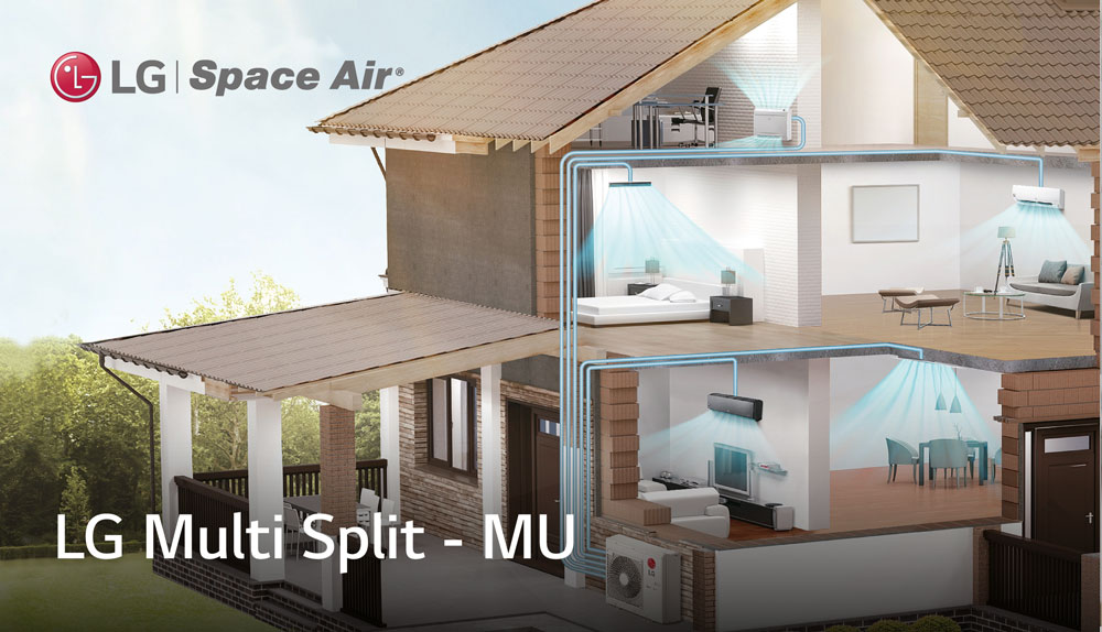 Thi công trọn gói giá rẻ Điều hòa MULTI LG cho chung cư, Nhà thầu cung cấp và lắp đặt uy tín