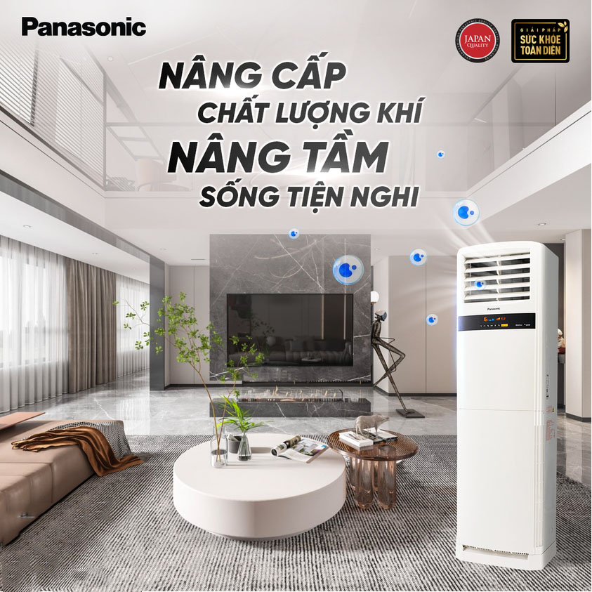 Mua Điều hòa tủ đứng PANASONIC Inverter vận chuyển miễn phí, bảo hành theo hãng