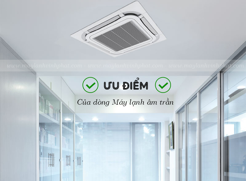 Địa chỉ lắp đặt máy lạnh âm trần Inverter giá rẻ nhất, Thiết kế hiện đại, vẻ ngoài bắt mắt