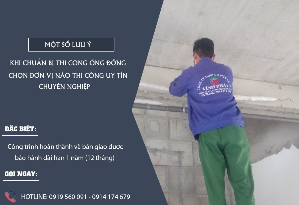 Lắp đặt ống đồng – thi công âm tường ống đồng máy lạnh giá rẻ tại Thủ Đức