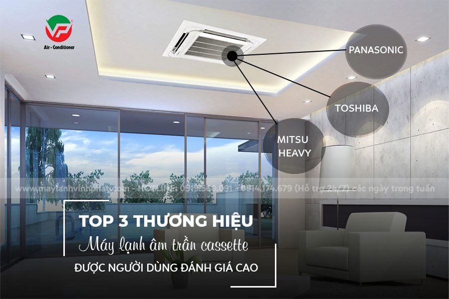 Những thương hiệu máy lạnh âm trần tốt nhất được tin dùng để xua tan cái nóng mùa hè.
