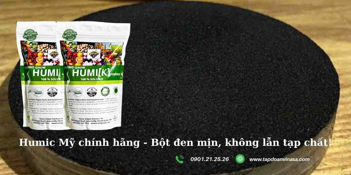 Phân bón lá Humic Mỹ – bí quyết cho cây khỏe, trái to, năng suất cao