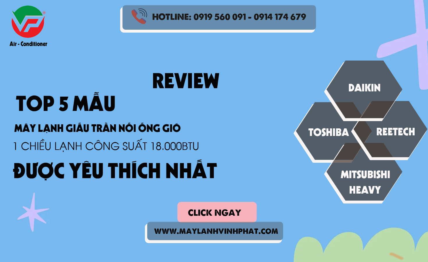 Máy lạnh giấu trần công suất 2HP và những thương hiệu phổ biến nên đầu tư