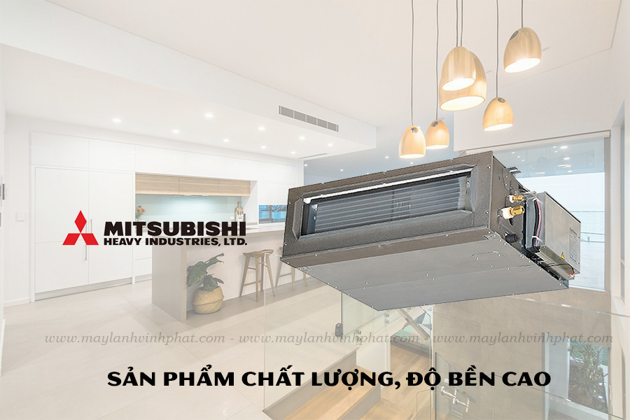 Phân phối máy lạnh giấu trần nối ống gió MITSUBISHI HEAVY chính hãng, rẻ