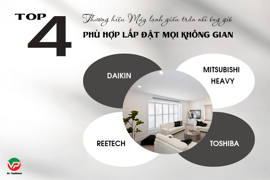 Công suất 5 ngựa ở Điều hòa giấu trần có những Model nào? Đơn vị lắp giá rẻ nhất SG