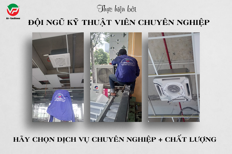 Dịch vụ lắp đặt Điều hòa âm trần Gree GU125T/A công suất 5.0 ngựa rẻ tại khu vực