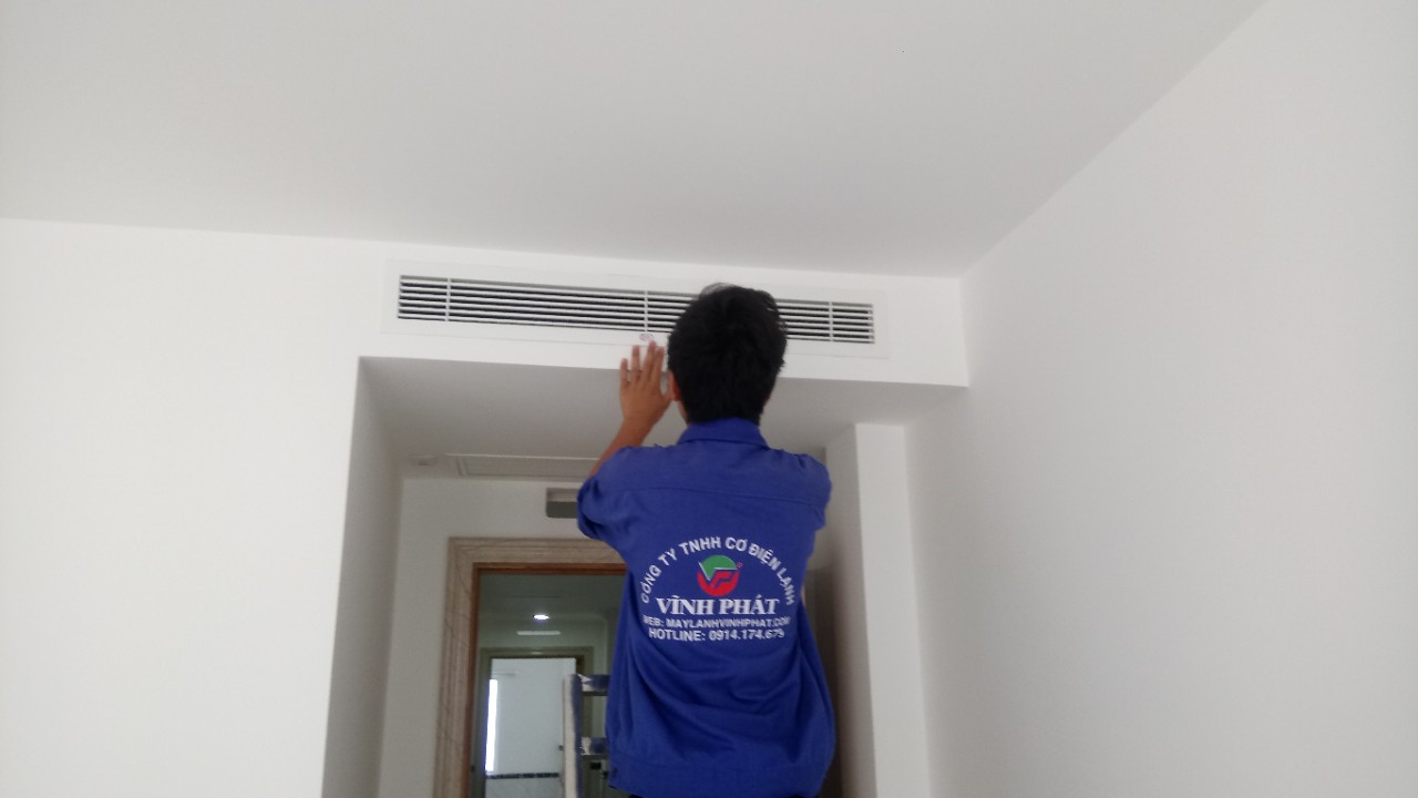 Thầu lắp Máy lạnh giấu trần cho không gian lớn với công suất mạnh mẽ 4.0HP