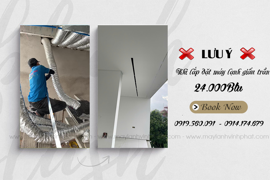 Công suất Máy lạnh giấu trần 2.5 ngựa làm mát nhanh – sâu – tiết kiệm điện?