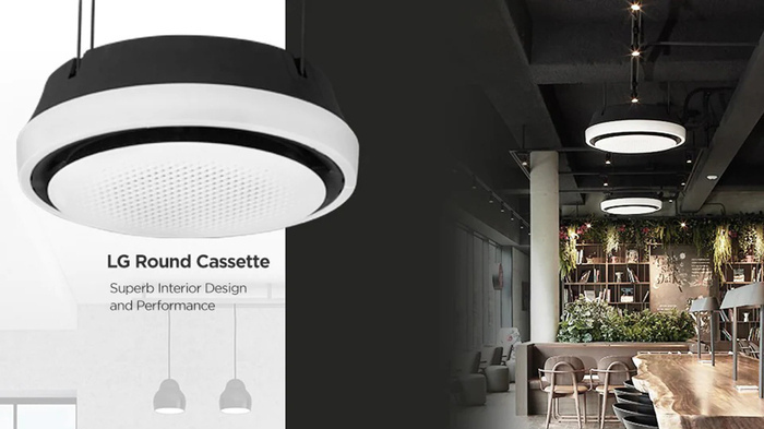 Thi công Máy lạnh âm trần LG Inverter hướng thổi tròn với Luồng gió linh hoạt