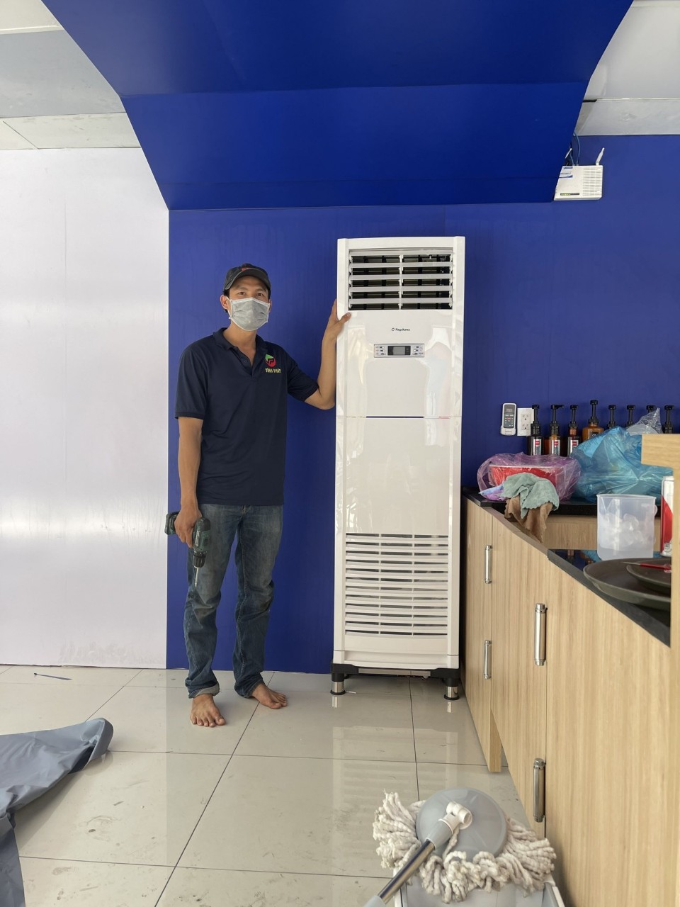 Thiết kế tao nhã của Máy lạnh tủ đứng NAGAKAWA 3HP hòa hợp với mọi không gian