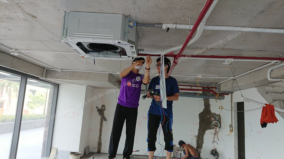 Dịch vụ lắp Điều hòa âm trần trọn gói giá ưu đãi cho các không gian lớn tại TPHCM