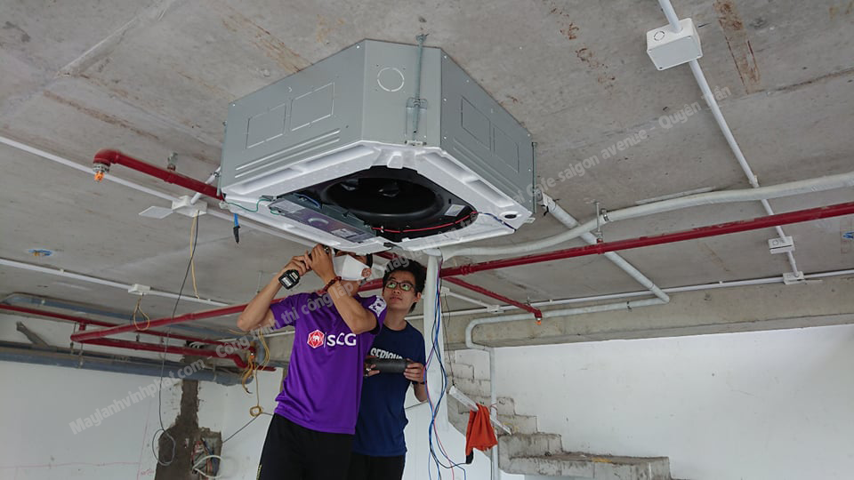 Báo giá Máy lạnh âm trần rẻ nhất thị trường/Dịch vụ lắp đặt Máy lạnh âm trần uy tín